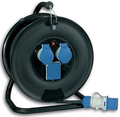 Avvolgicavo industriale blu ip44 fme