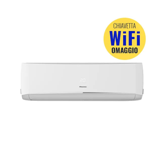 Clima Hisense A+ predisposizione con Wi-Fi split