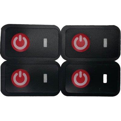 Sticker pulsante forbice easycut plus stars