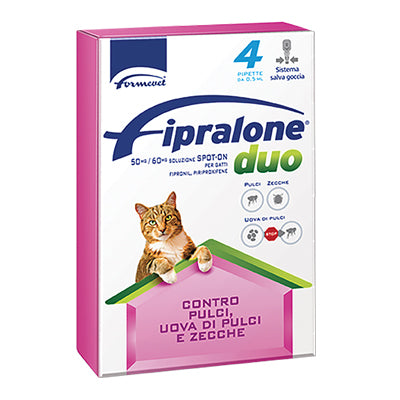 Antiparassitario fipralone duo gatto formevet