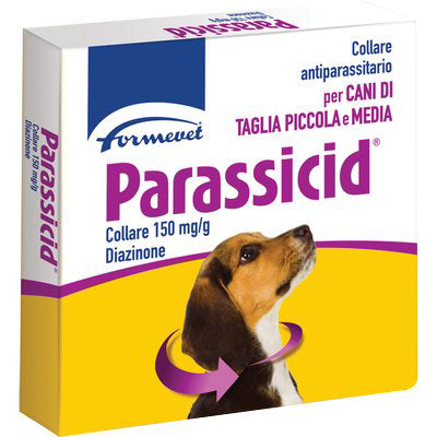 Collare parassicid cani formevet