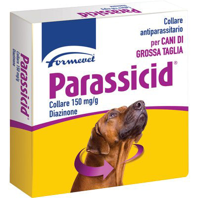 Collare parassicid cani formevet