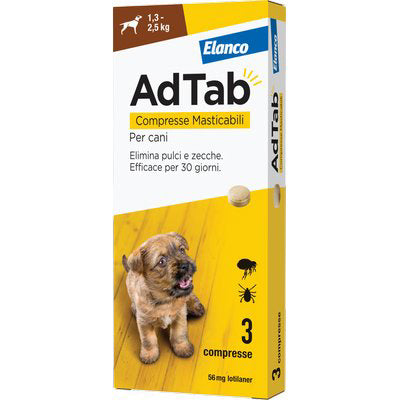 Antiparassitario adtab cani elanco