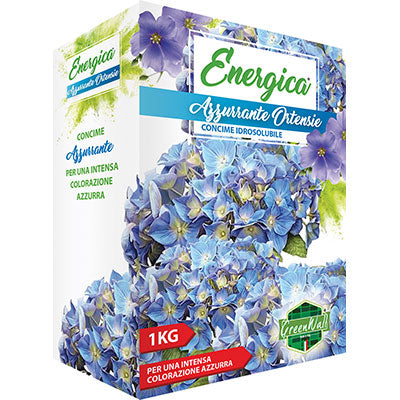 Concime polvere azzurrante ortensie energica
