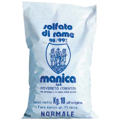 Solfato rame manica
