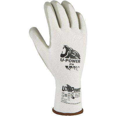Guanto nitrile grigio fit u-power