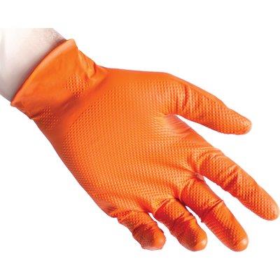 Guanto nitrile monouso arancio n85 reflexx