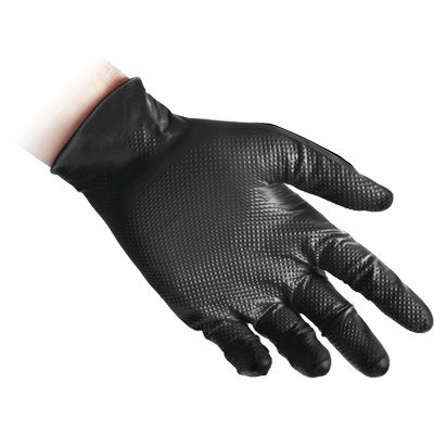 Guanto nitrile monouso nero n85 reflexx