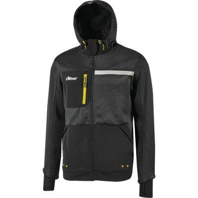 Felpa full zip + cappuccio galaxy u-power