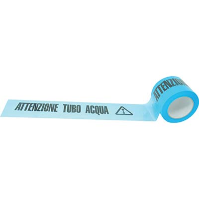 Nastro segnaletico attenzione tubo acqua