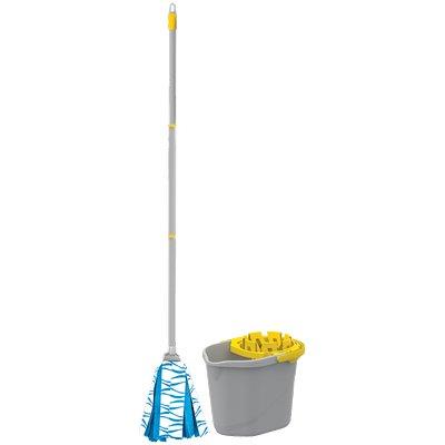 Secchio mop lava pavimento in set apex