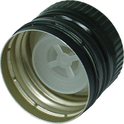 TAPPO A VITE + SALVAGOCCIA ACCIAIO/PLASTICA