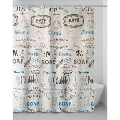 Tenda doccia letters