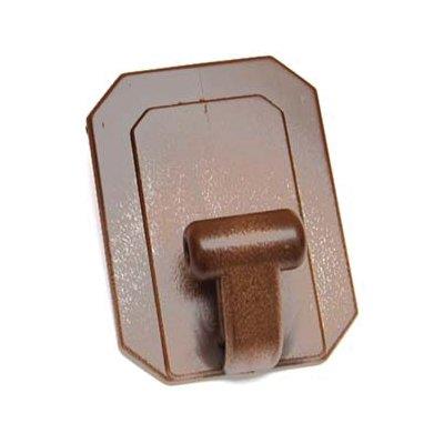 Gancio adesivo plastica