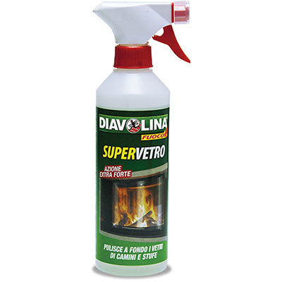 Pulitore vetro spray diavolina fuoco