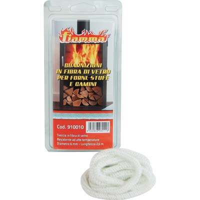 Guarnizione treccia x stufa fiamma
