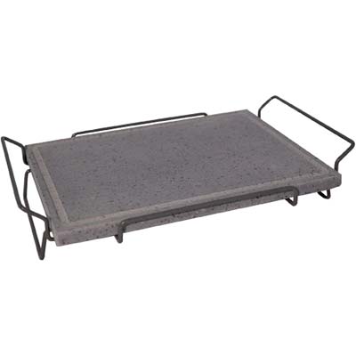 Bistecchiera pietra lavica + base rialzata