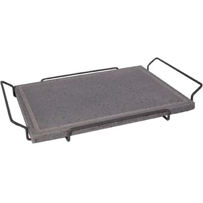 Bistecchiera pietra lavica + base
