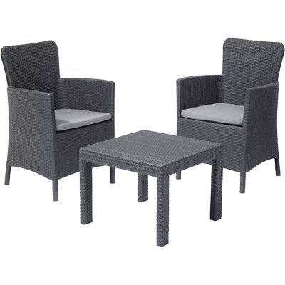 SET RATTAN SALVADOR BALCONY KETER