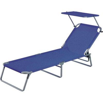 Lettino sand con parasole domus