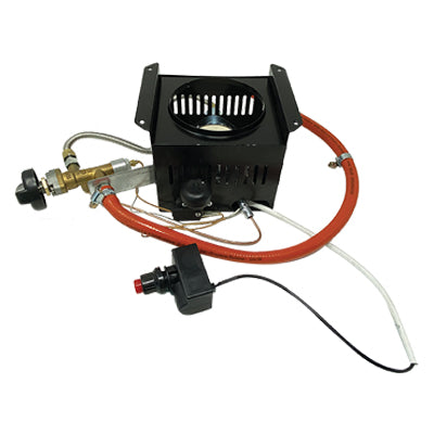 Bruciatore stufa gas round patio domus