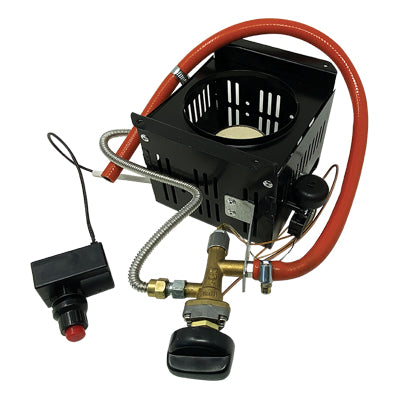 Bruciatore stufa gas round patio domus