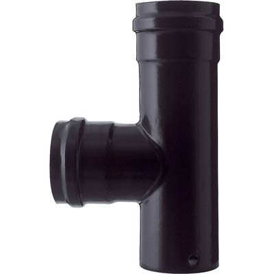 Tubo a tee pellet mff nero opaco save
