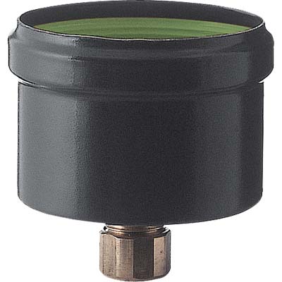 Tappo + scarico condensa pellet nero opaco save