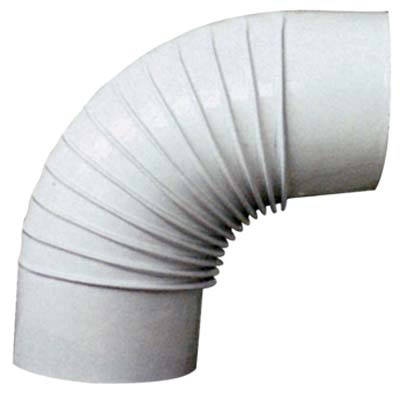 Gomito legna 90° classic bianco save