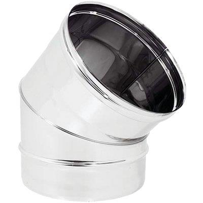 Gomito inox aisi 304 45°