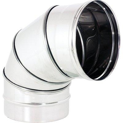 Gomito inox aisi 316 90° girevole