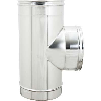 Tubo a tee 90° mff acciaio inox aisi 304