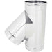 TUBO A TEE 135° MMF ACCIAIO INOX AISI 304