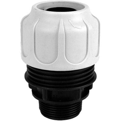 Manicotto tubo spiralato filetto maschio