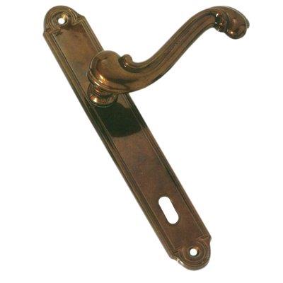 Maniglia barocco placca foro patent