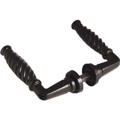 MANIGLIA PORTA METALLO A TORTIGLIONE