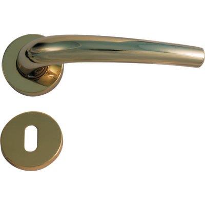 Maniglia torino ottone rosetta foro patent
