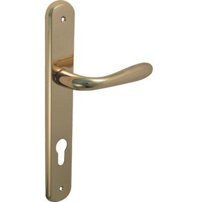Maniglia goccia ottone placca foro sagomato