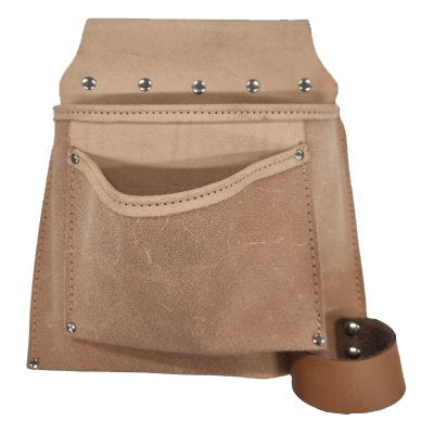 Borsa carpentiere 2 tasche + porta martello
