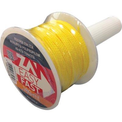 Filo edilizia giallo fluo + riavvolgitore
