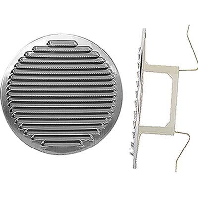Bocchetta aerazione alluminio tonda + molle