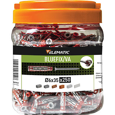 Tassello nylon bluefix/va 6 tsp promopack elematic