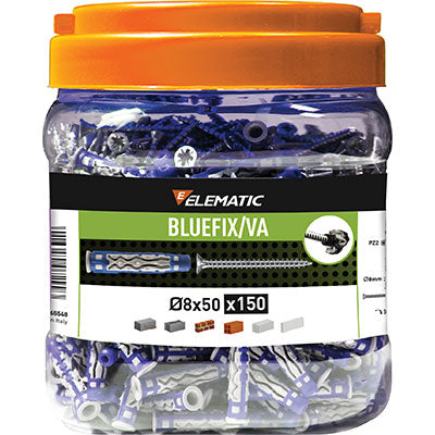 Tassello nylon bluefix/va 8 tsp promopack elematic