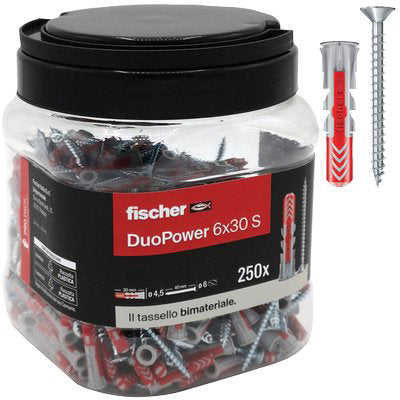 Tassello nylon duopower 6 s propack fischer