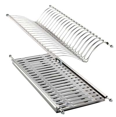 Scolapiatti scolabicchieri acciaio inox