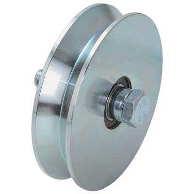Ruota cancello a fissare gola v 407 combi