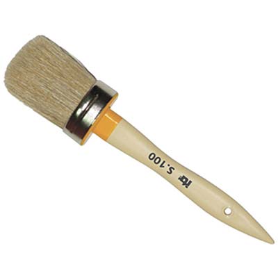 Pennello ovalino manico plastica vuoto 100 itr
