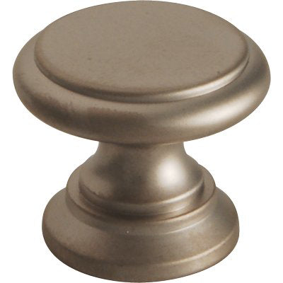 Pomolo ottone tornito testa piana