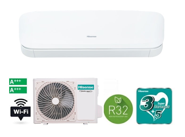 HISENSE CONDIZION. 9000BTU A+++/A+++ FRESH AIR WIFI QJ25XJ3AG/AS25XV04W