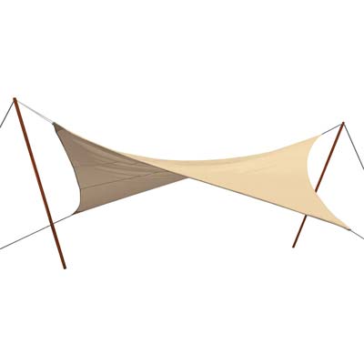 Vela ombreggiante triangolare stars